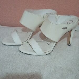 Elegant White Women's Heels (Calvin Klein)